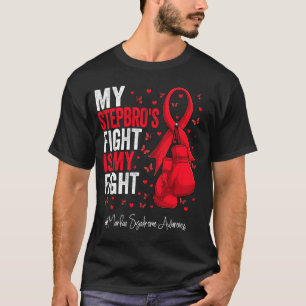 Red Ribbon Stepbrother Marfan Syndrome Awareness T-Shirt