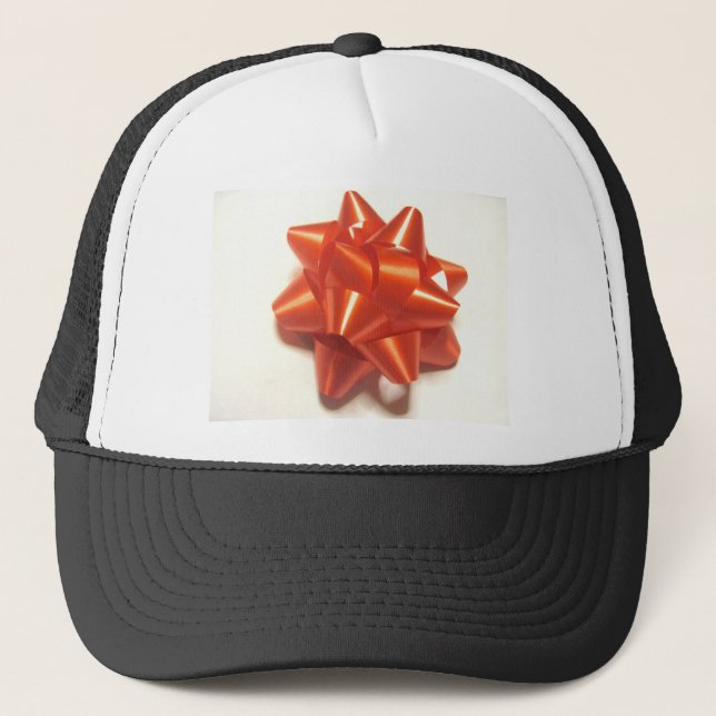 Red Ribbon Trucker Hat (Front)
