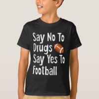 Red Ribbon Week Kids Youth Say No Say Yes to Footb