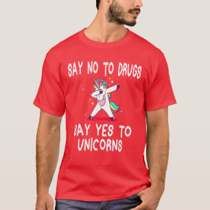 Red Ribbon Week Kids Youth Say No Say Yes To Unico T-Shirt