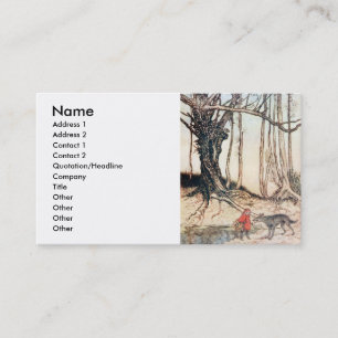 Red Riding Hood Business Card