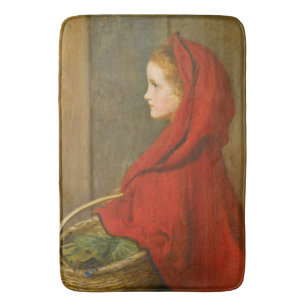 Red Riding Hood (by John Everett Millais) Bath Mat