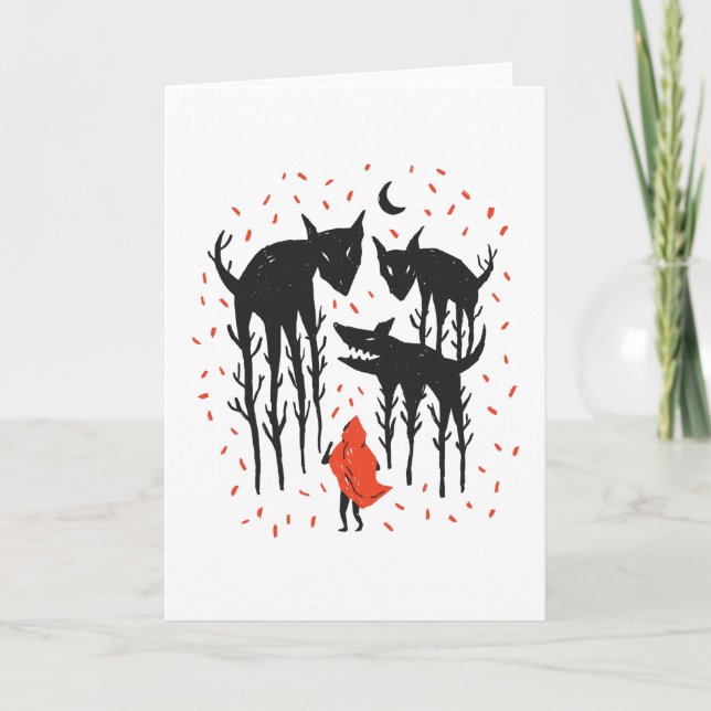 Red Riding Hood Card (Front)