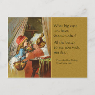 Red Riding Hood CC0204 Fairy Tale Postcard