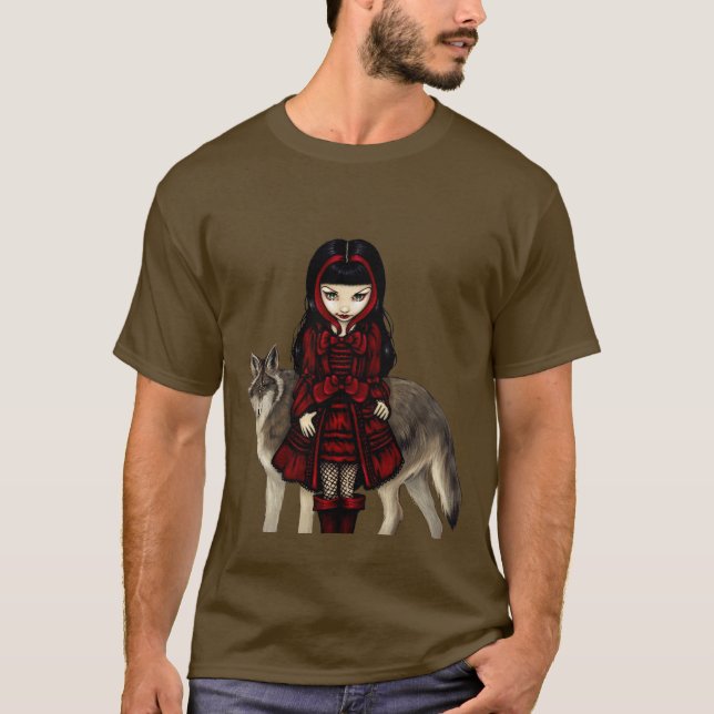 Red Riding Hood in Autumn wolf Shirt (Front)