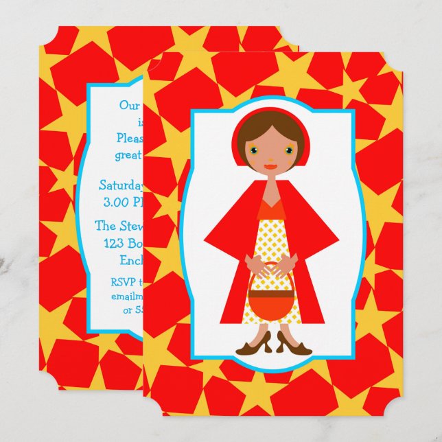 Red Riding Hood Invitation (Front/Back)