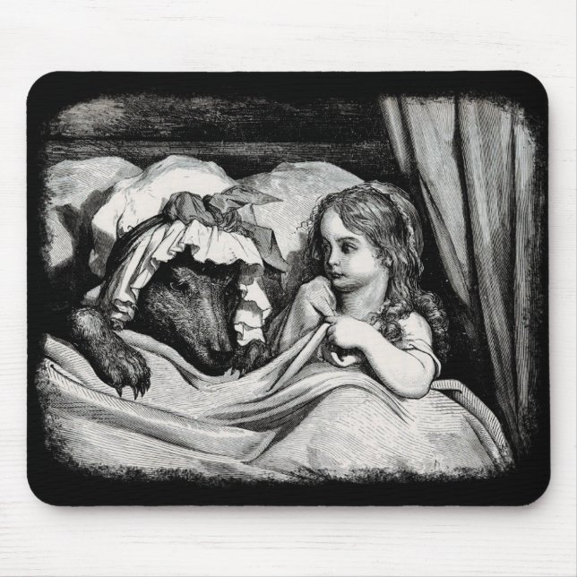 Red Riding Hood Mouse Pad (Front)