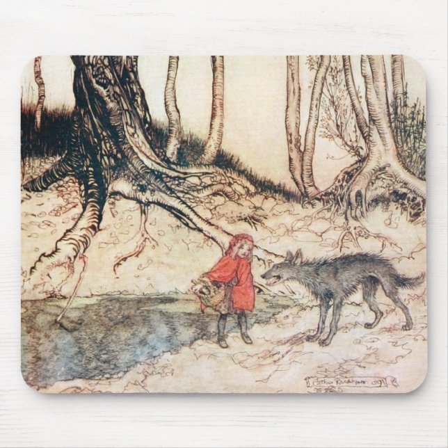 Red Riding Hood Mouse Pad (Front)