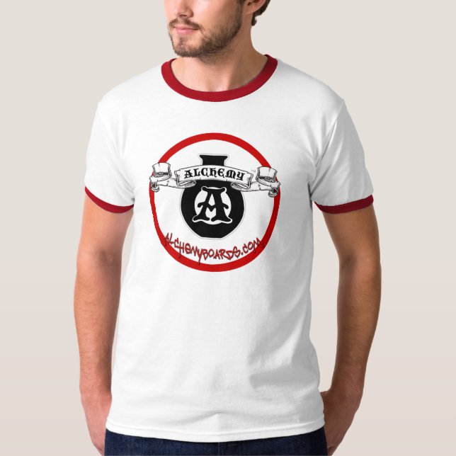 Red Ring Alchemy Logo Shirt (Front)