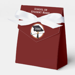 Red Ring on Grad Cap Graduation Favour Box