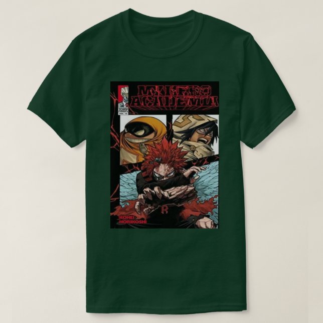 Red Riot Kirishima Eijirou 8 T-Shirt (Design Front)
