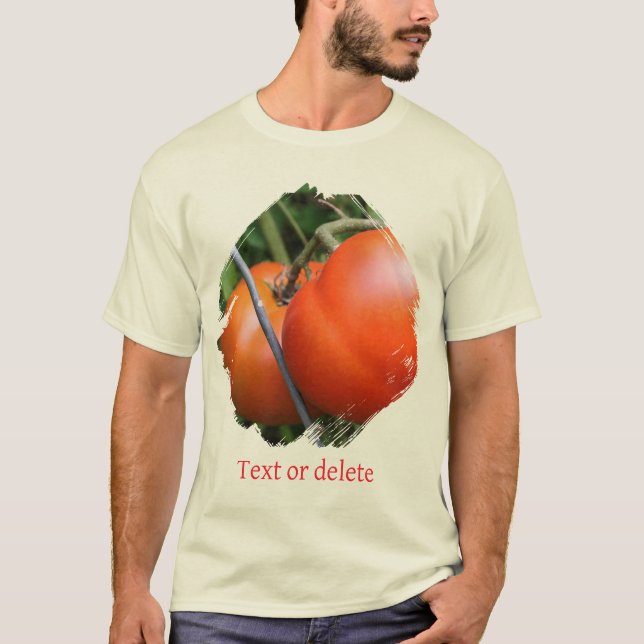 Red Ripe Tomatoes Gardeners Nature T-Shirt (Front)