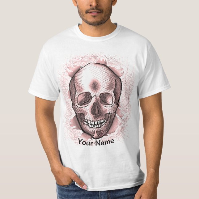 Red  Ripper  Skull t-shirt (Front)