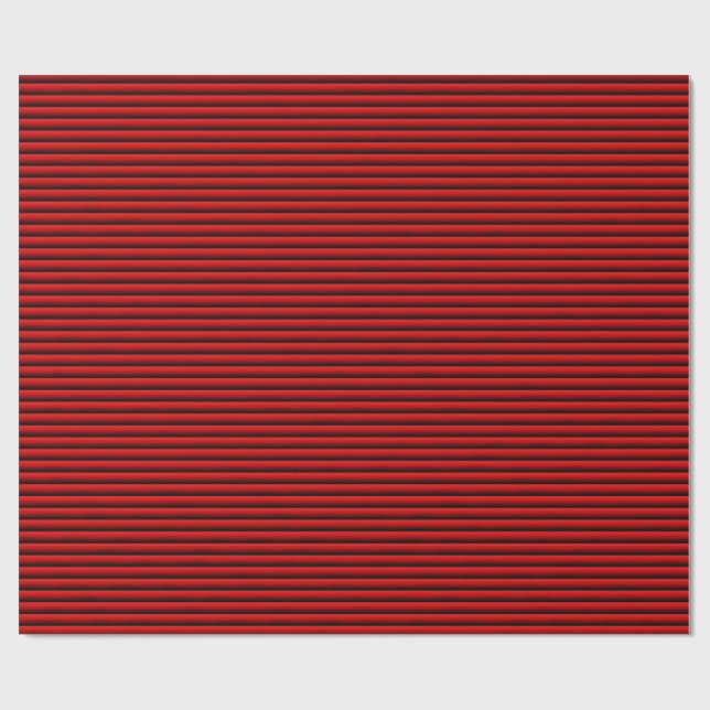 Red Ripple Wrapping Paper (Flat)