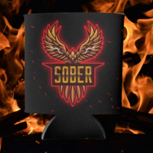 Red Rising Sober Phoenix Can Cooler