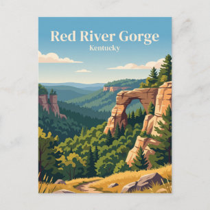 Red River Gorge Geological Area USA Postcard