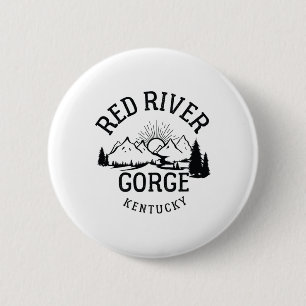 Red River Gorge Hike Kentucky Parks Hiking  6 Cm Round Badge