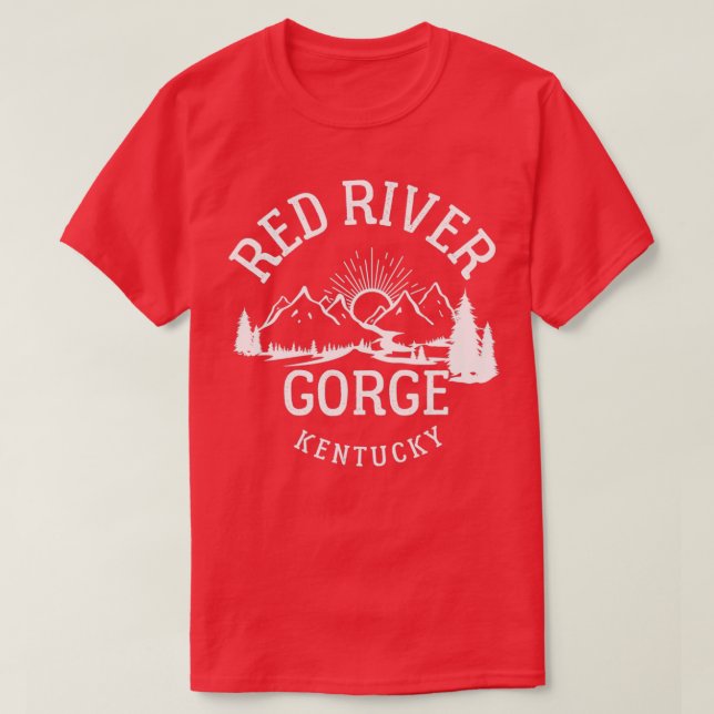 Red River Gorge Hike Kentucky Parks Hiking T-Shirt (Design Front)