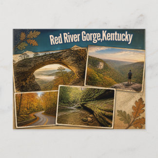 Red River Gorge, Kentucky postcard