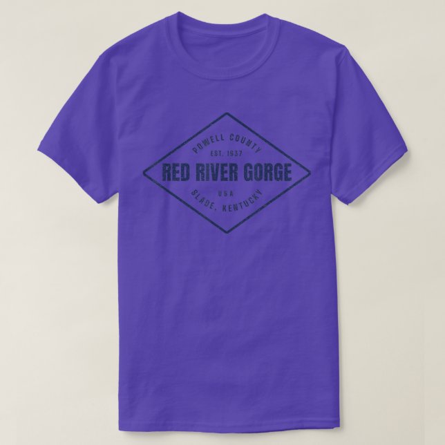 Red River Gorge Kentucky Souvenir Design  T-Shirt (Design Front)