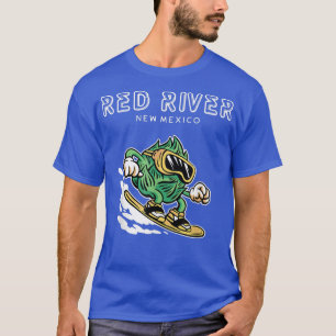 Red River New Meico Funny Snowboarding Beer Hops T-Shirt
