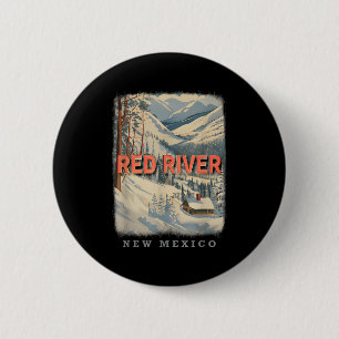 Red River New Mexico Nm Skiing Extravaganza Sd778 6 Cm Round Badge