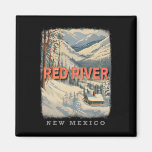 Red River New Mexico Nm Skiing Extravaganza Sd778  Magnet