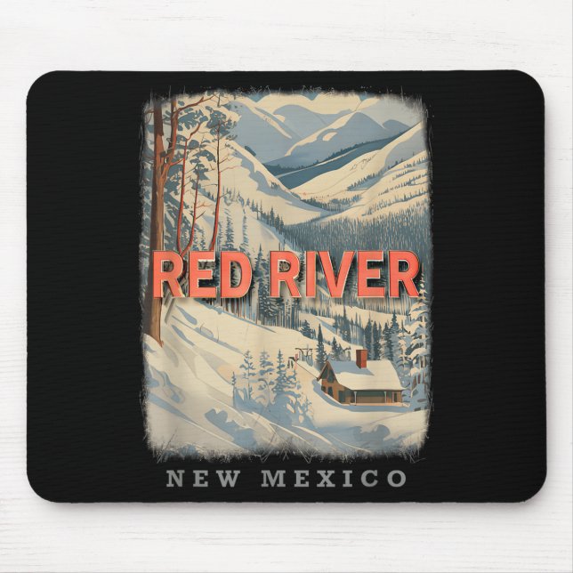 Red River New Mexico Nm Skiing Extravaganza Sd778  Mouse Pad (Front)