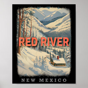 Red River New Mexico Nm Skiing Extravaganza Sd778  Poster