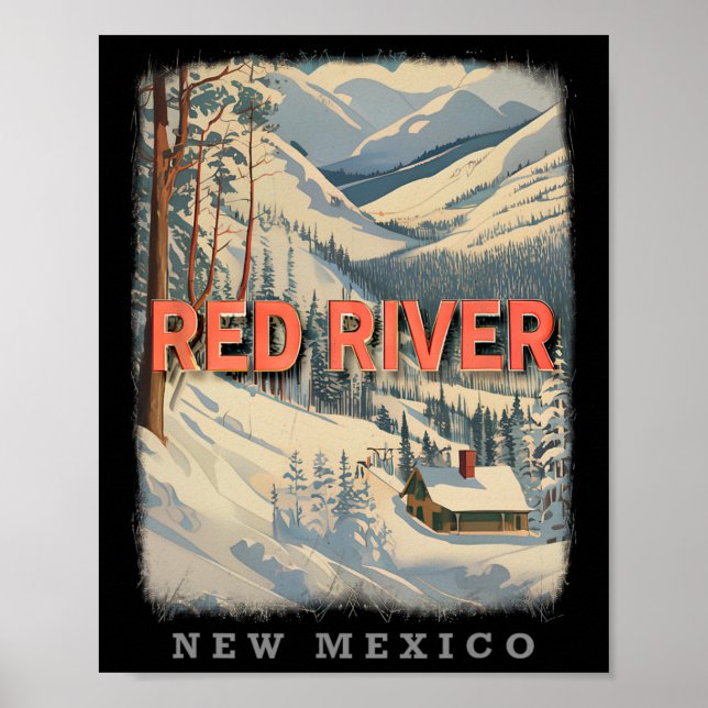Red River New Mexico Nm Skiing Extravaganza Sd778  Poster (Front)