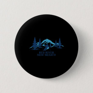 Red River New Mexico Ski Resort Skiing Skier 1  6 Cm Round Badge