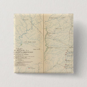 Red River Valley, La 15 Cm Square Badge