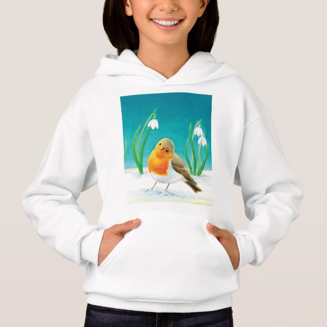 Red Robin and Snowdrops (Front)