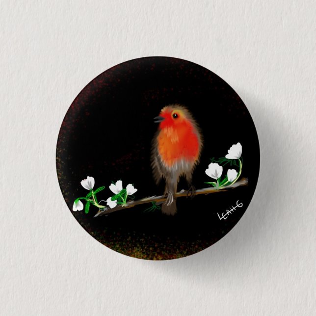Red Robin badges and pins, original art drawing (Front)