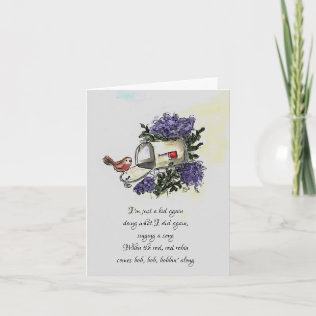 Red Robin Card (Front)