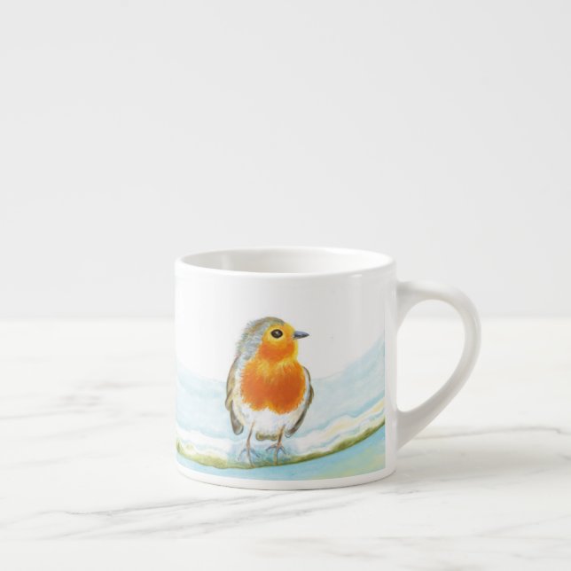 Red Robin in Winter Coffee Mug (Right)
