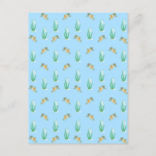 Red Robins and Snowdrops  Postcard