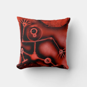 Red Robot Cushion