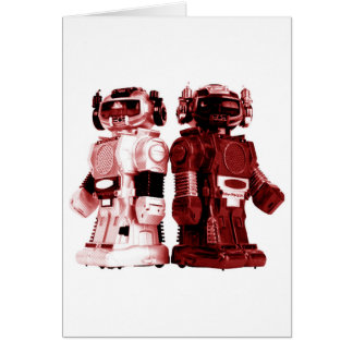 red robots card
