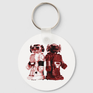 red robots keychain
