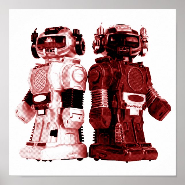 red robots poster (Front)