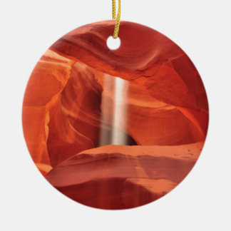 Red Rock Antelope Canyon Arizona Sunlight Rays Ceramic Tree Decoration