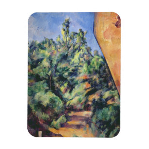 Red rock, c.1895 (oil on canvas) magnet