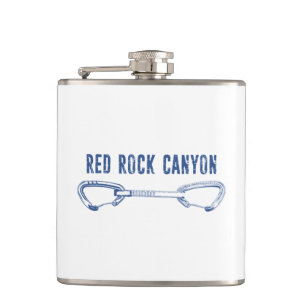 Red Rock Canyon Climbing Quickdraw Hip Flask
