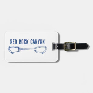 Red Rock Canyon Climbing Quickdraw Luggage Tag