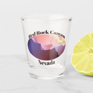 Red Rock Canyon, Nevada Shot Glass