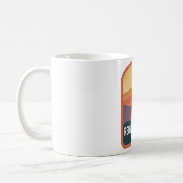 Red Rock Canyon Nevada Sunset Coffee Mug (Left)