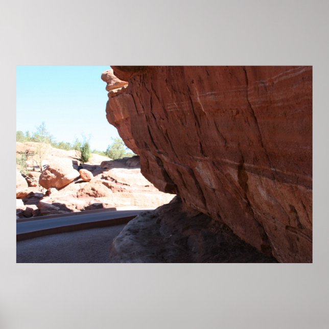 Red Rock Face Poster (Front)