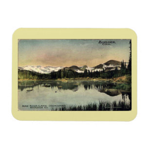 Red Rock Lake, Boulder, Colorado Vintage Magnet