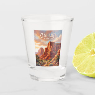 Red Rock Park USA Shot Glass